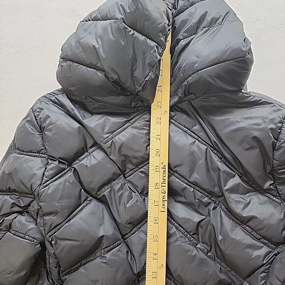 Michael Kors Packable Down Fill Jacket w/Hood Women Size Medium Black - Picture 8 of 8